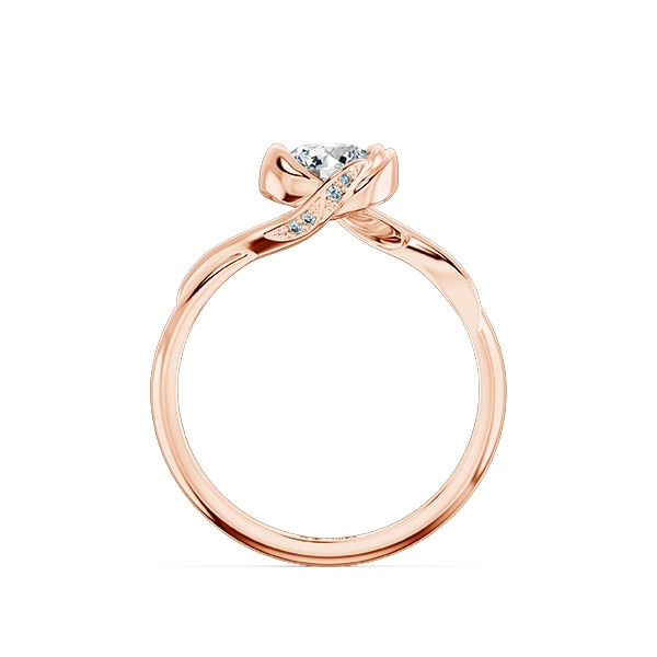 Nhẫn đính hôn Kim cương White Pappilon NCH5401 5